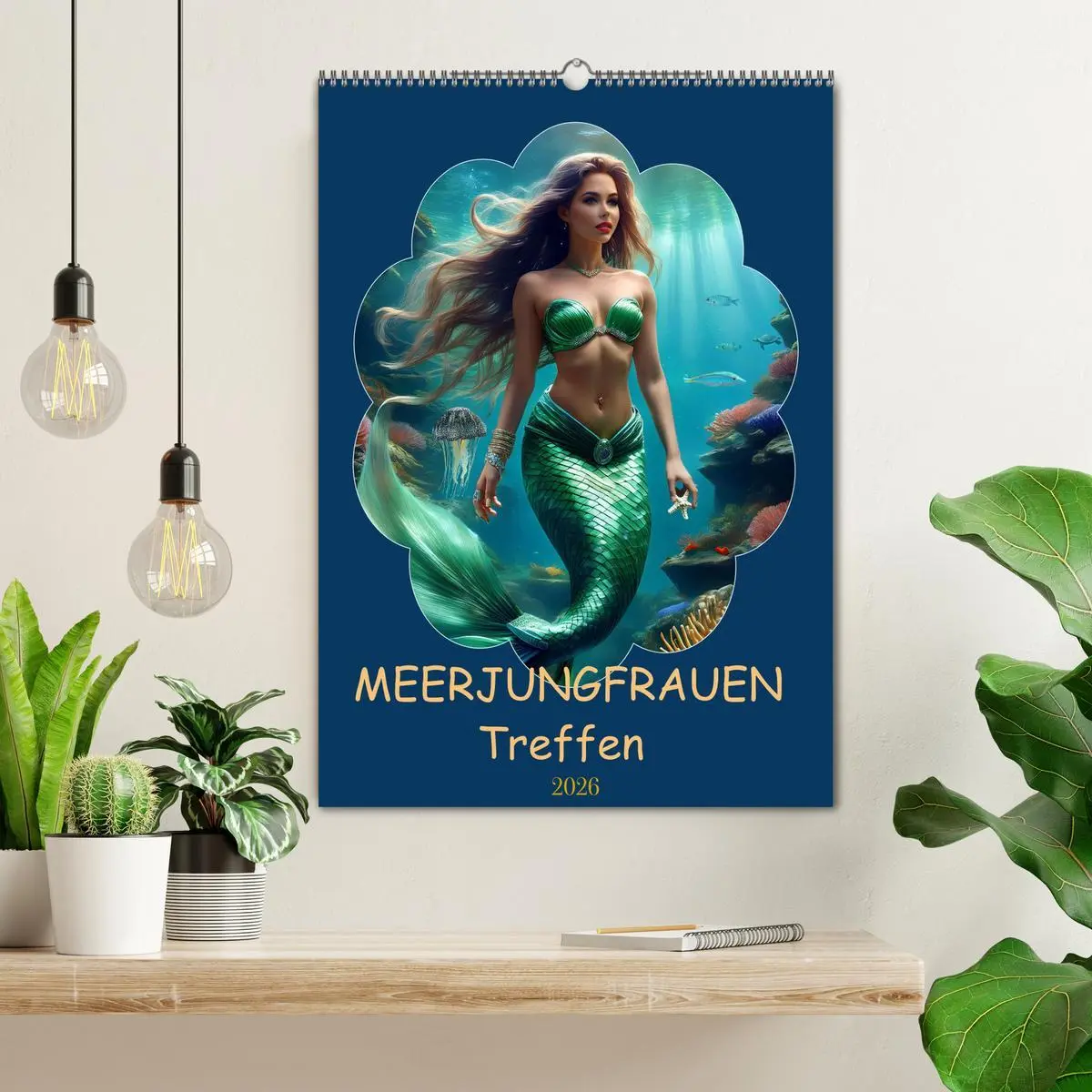 Bild: 9783516254785 | MEERJUNGFRAUEN Treffen (Wandkalender 2026 DIN A2 hoch), CALVENDO...