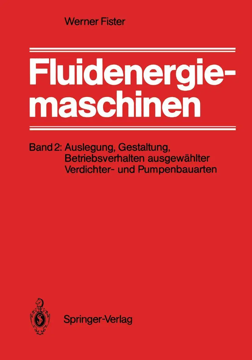 Cover: 9783540154785 | Fluidenergiemaschinen | W. Fister | Taschenbuch | xxii | Deutsch