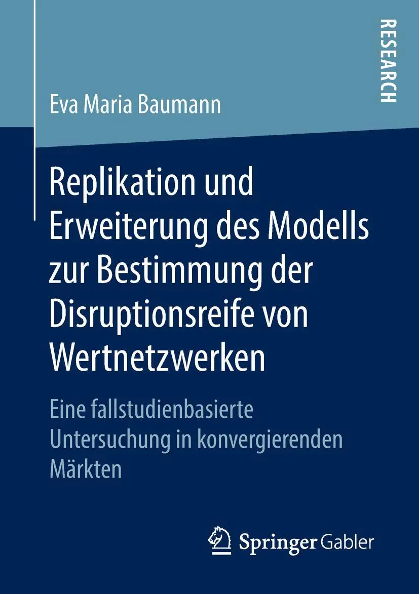 Cover: 9783658204785 | Replikation und Erweiterung des Modells zur Bestimmung der...