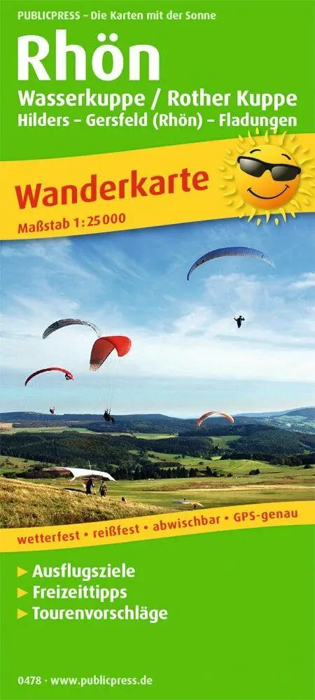 Cover: 9783747304785 | Rhön, Wasserkuppe / Rother Kuppe, Hilders - Gersfeld (Rhön) -...