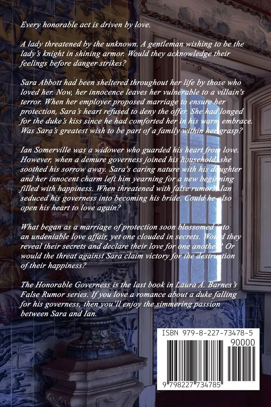 Rückseite: 9798227734785 | The Honorable Governess | Laura A. Barnes | Taschenbuch | Englisch