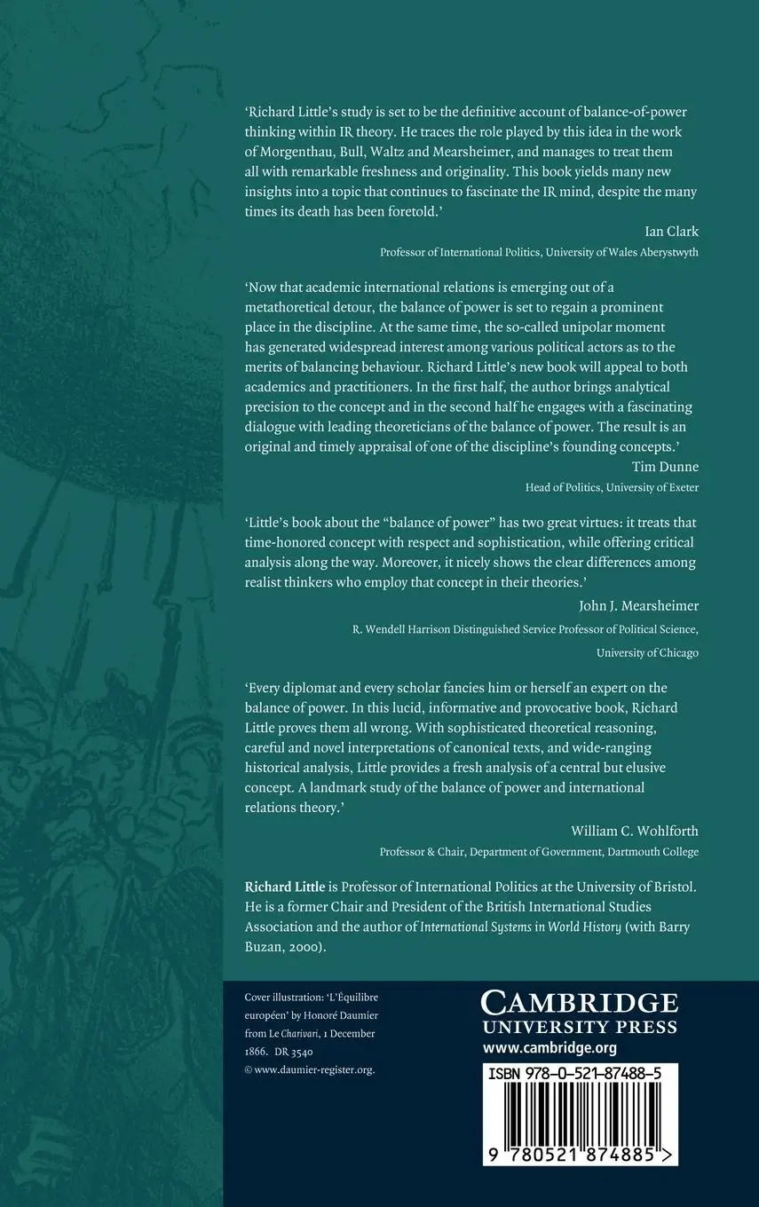 Rückseite: 9780521874885 | The Balance of Power in International Relations | Richard Little