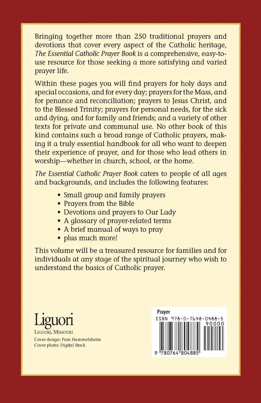 Rückseite: 9780764804885 | The Essential Catholic Prayer Book | Judy Bauer | Taschenbuch | 1999