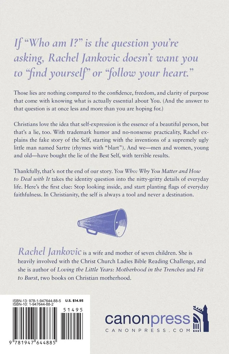 Rückseite: 9781947644885 | You Who? Why You Matter and How to Deal with It | Rachel Jankovic