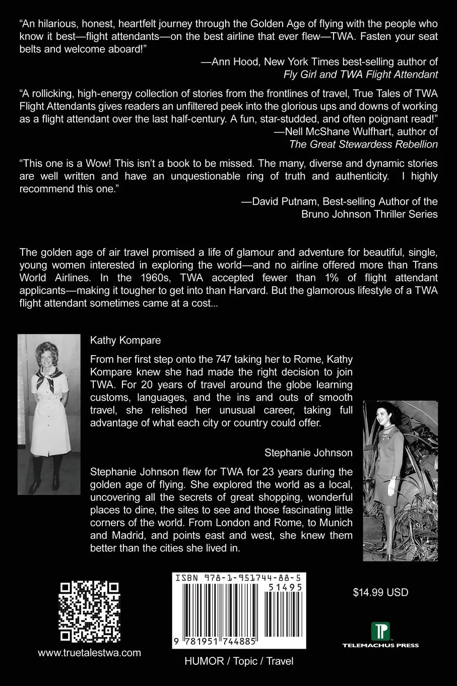 Rückseite: 9781951744885 | True Tales Of TWA Flight Attendants | Kathy Kompare (u. a.) | Buch