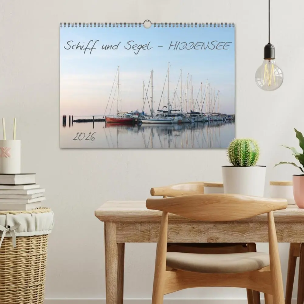 Bild: 9783457774885 | Schiff und Segel - HIDDENSEE (Wandkalender 2026 DIN A3 quer),...