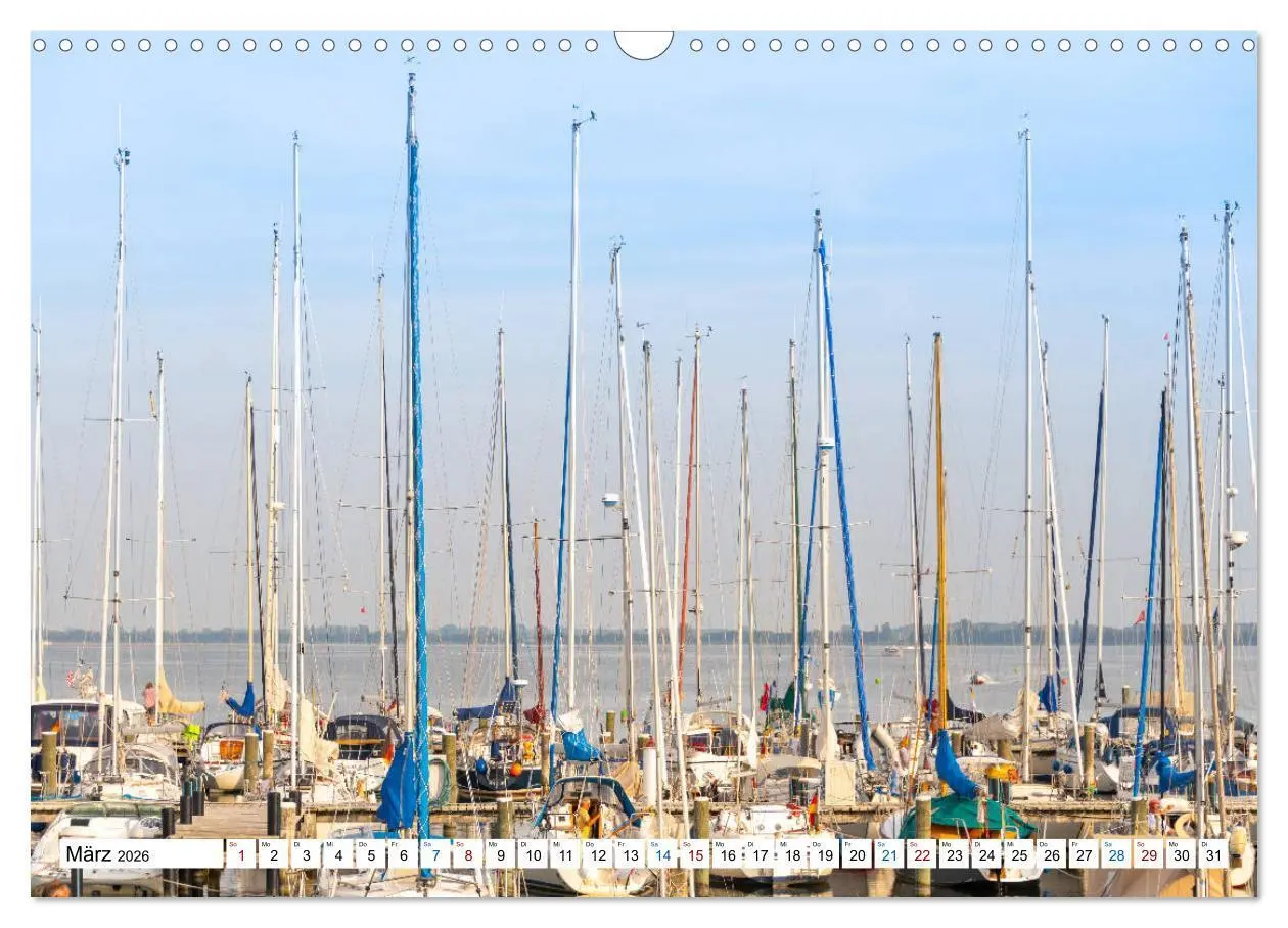 Bild: 9783457774885 | Schiff und Segel - HIDDENSEE (Wandkalender 2026 DIN A3 quer),...