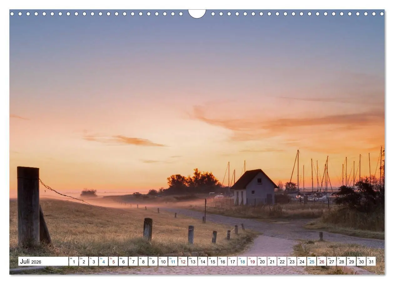 Bild: 9783457774885 | Schiff und Segel - HIDDENSEE (Wandkalender 2026 DIN A3 quer),...
