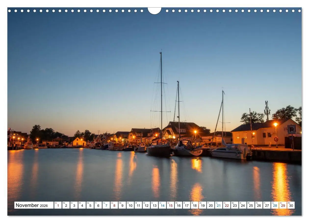 Bild: 9783457774885 | Schiff und Segel - HIDDENSEE (Wandkalender 2026 DIN A3 quer),...