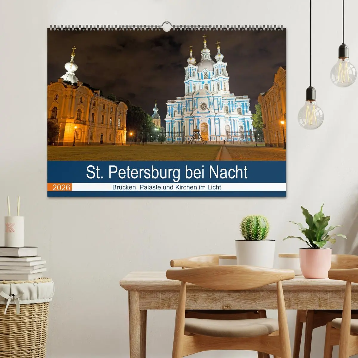 Bild: 9783457844885 | St. Petersburg bei Nacht (Wandkalender 2026 DIN A2 quer), CALVENDO...