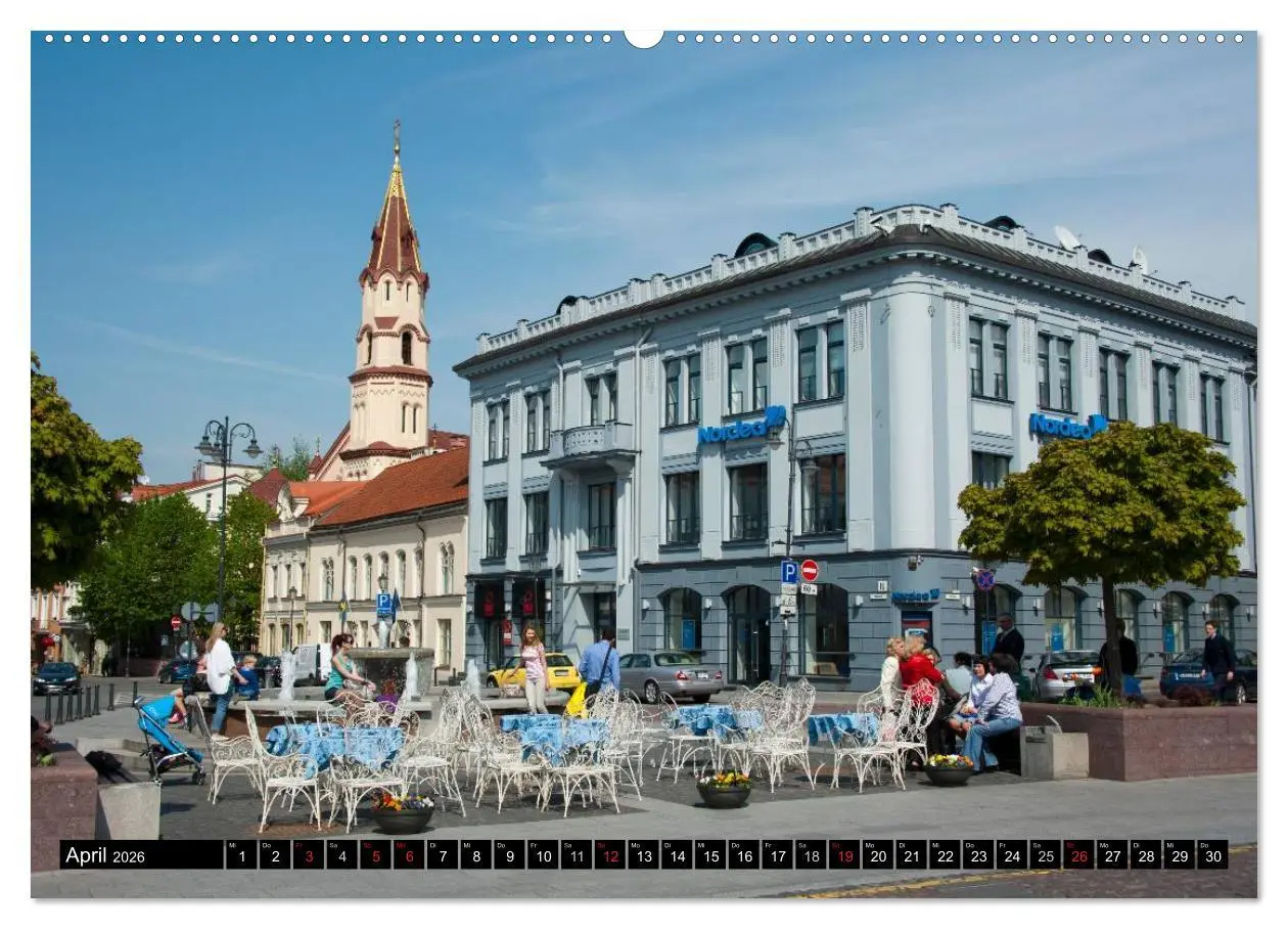 Bild: 9783516174885 | Hauptstädte des Baltikums (Wandkalender 2026 DIN A2 quer), CALVENDO...