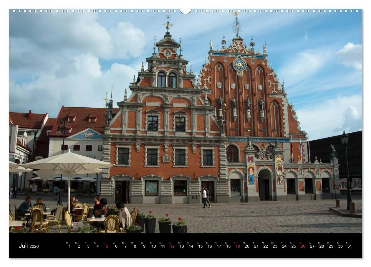Bild: 9783516174885 | Hauptstädte des Baltikums (Wandkalender 2026 DIN A2 quer), CALVENDO...