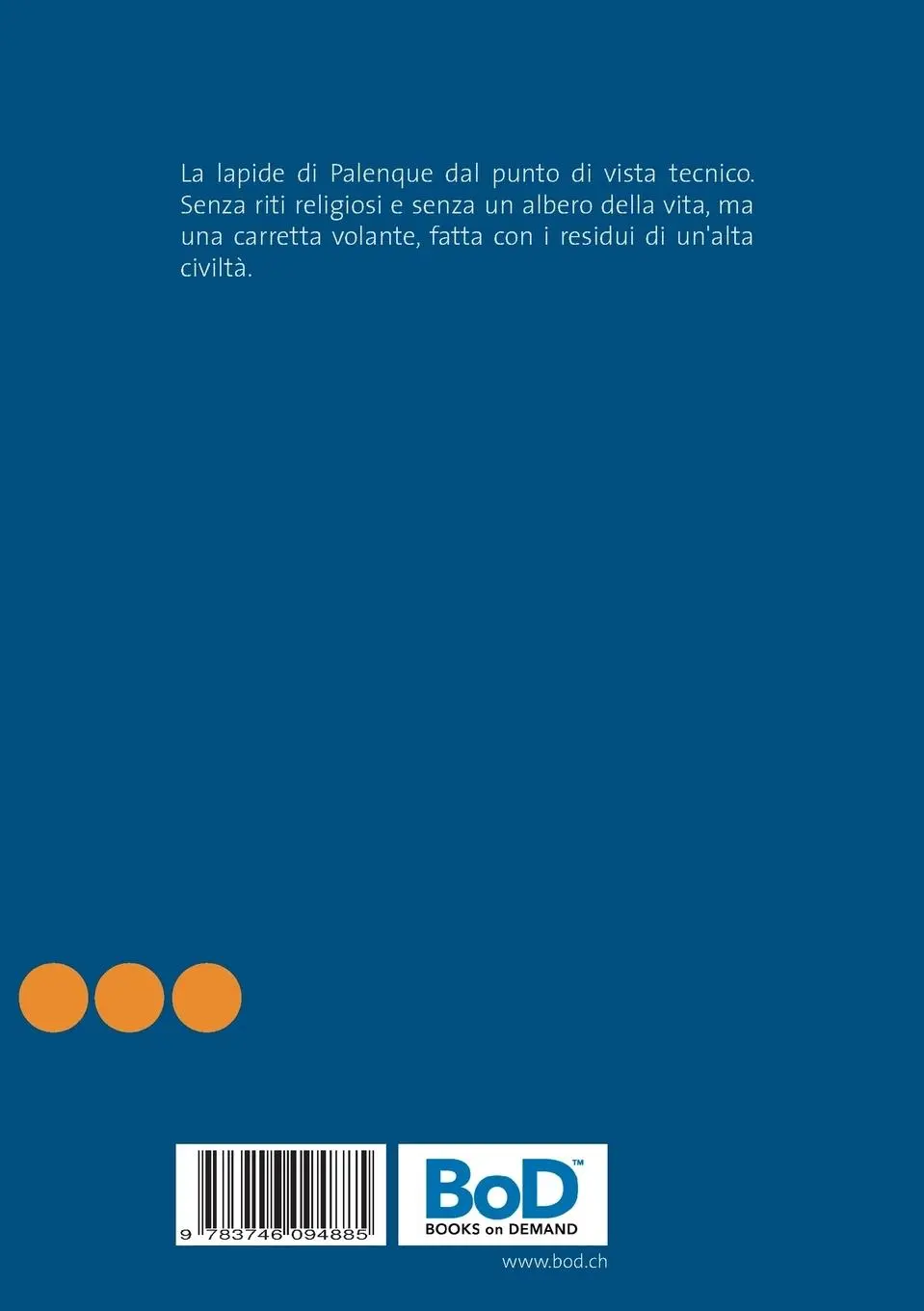 Rückseite: 9783746094885 | L'astronauta di Palenque | Pierluigi Peruzzi | Taschenbuch | 84 S.