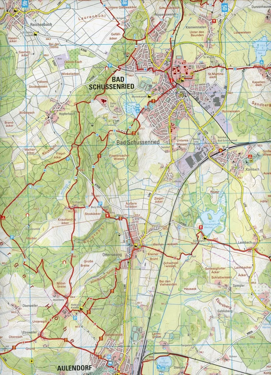 Bild: 9783863984885 | Ravensburg 1:25 000 | Oberes Schussental, Aulendorf | (Land-)Karte