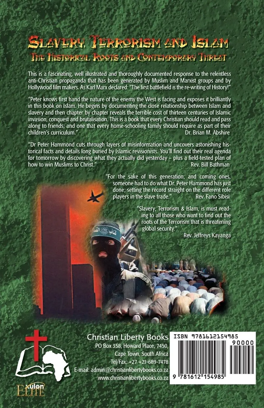 Rückseite: 9781612154985 | Slavery, Terrorism and Islam | Peter Hammond | Taschenbuch | Englisch