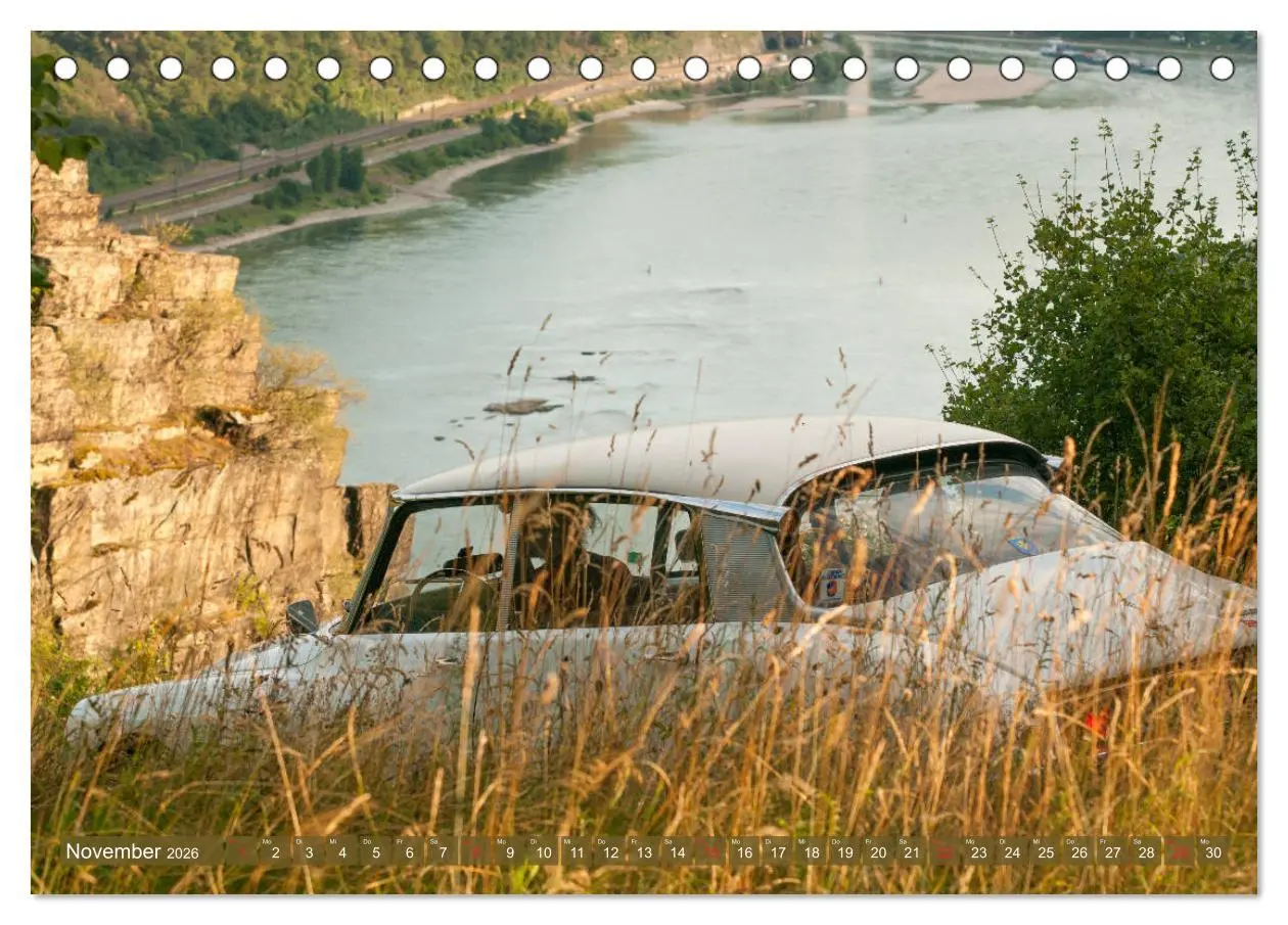 Bild: 9783457764985 | Citroën DS Göttin im Mittelrheintal (Tischkalender 2026 DIN A5...