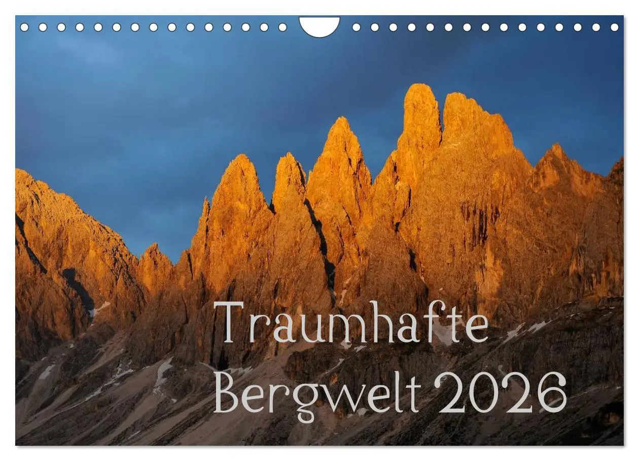 Cover: 9783516234985 | Traumhafte Bergwelt Kalender (Wandkalender 2026 DIN A4 quer),...
