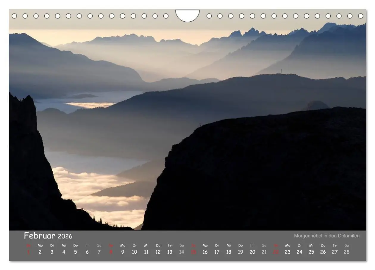 Bild: 9783516234985 | Traumhafte Bergwelt Kalender (Wandkalender 2026 DIN A4 quer),...