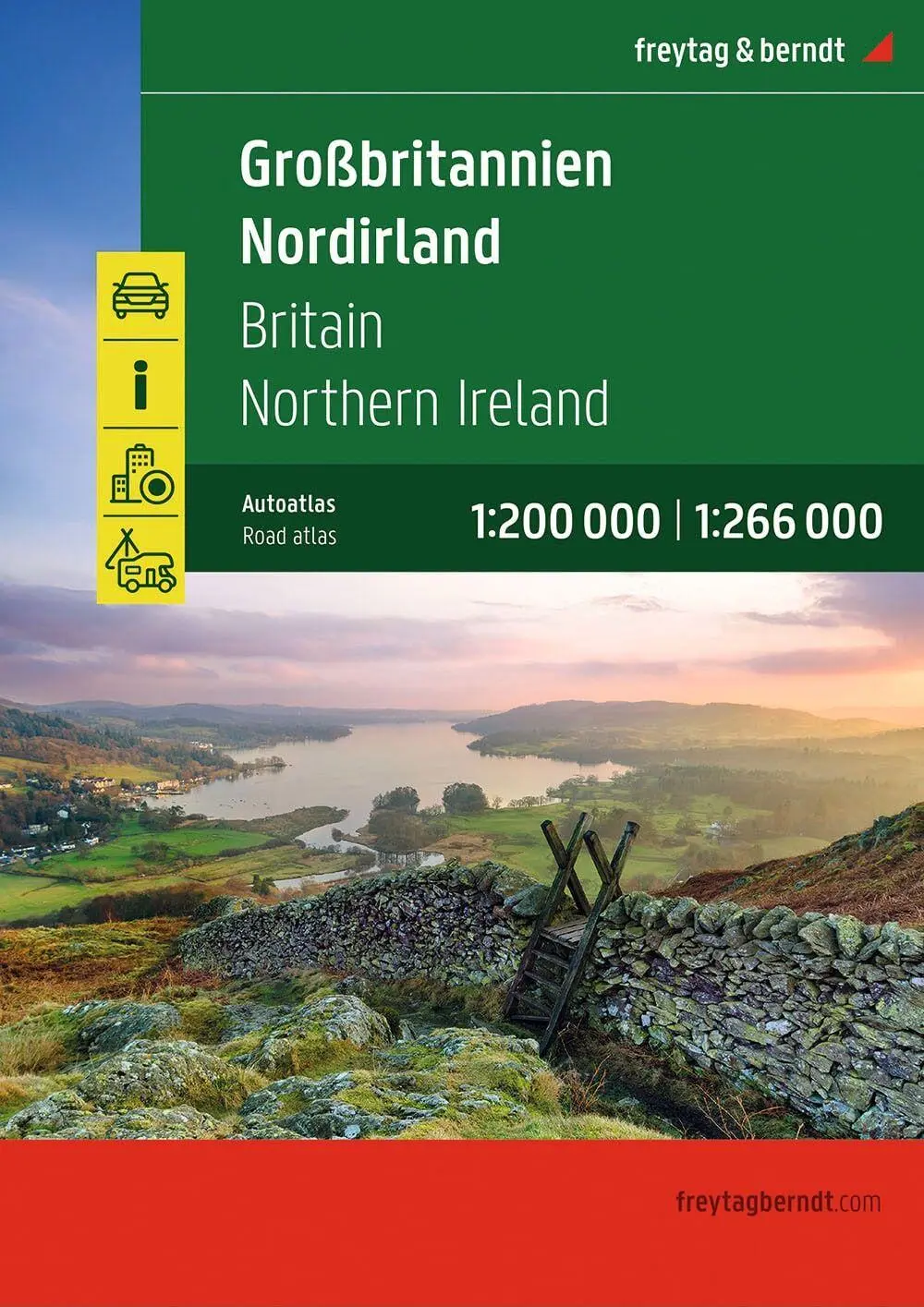 Cover: 9783707924985 | freytag &amp; berndt Autoatlas Großbritannien - Nordirland 1:200.000