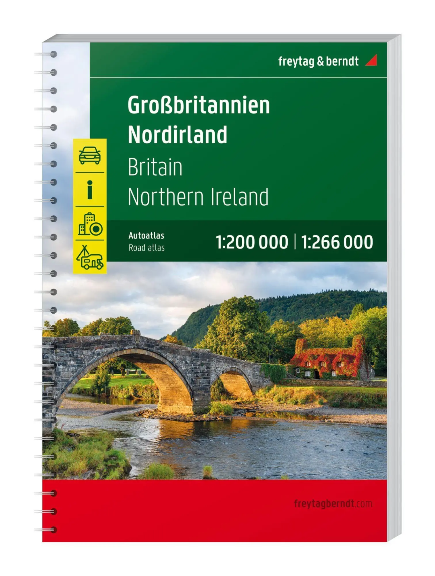 Bild: 9783707924985 | freytag &amp; berndt Autoatlas Großbritannien - Nordirland 1:200.000