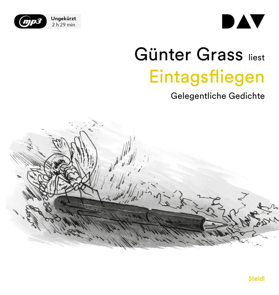 Cover: 9783742404985 | Eintagsfliegen. Gelegentliche Gedichte, 1 Audio-CD, 1 MP3 | Grass | CD