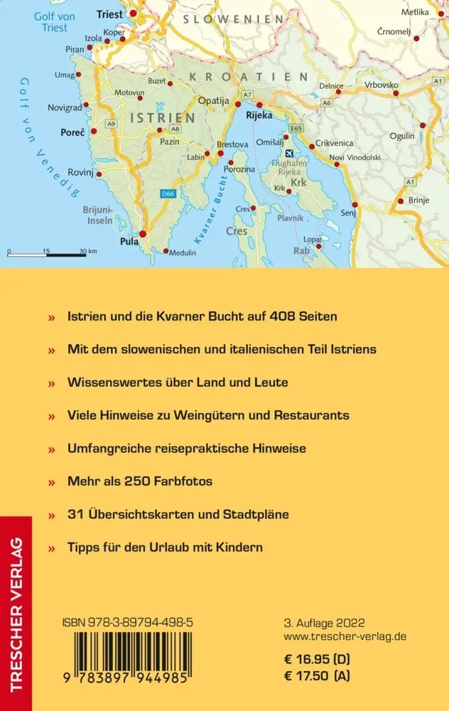 Bild: 9783897944985 | TRESCHER Reiseführer Istrien und Kvarner Bucht | Matthias Jacob | Buch