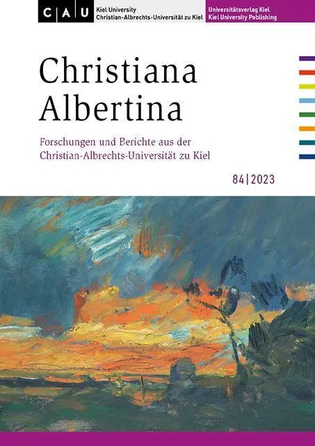 Cover: 9783928794985 | Christiana Albertina | Kiel | Taschenbuch | Deutsch