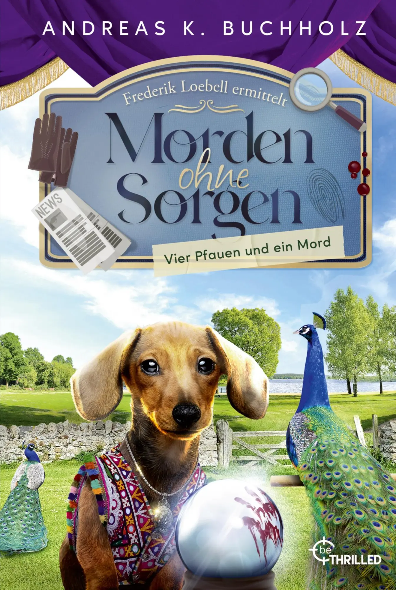 Cover: 9783741305085 | Morden ohne Sorgen - Vier Pfauen und ein Mord | Andreas K. Buchholz
