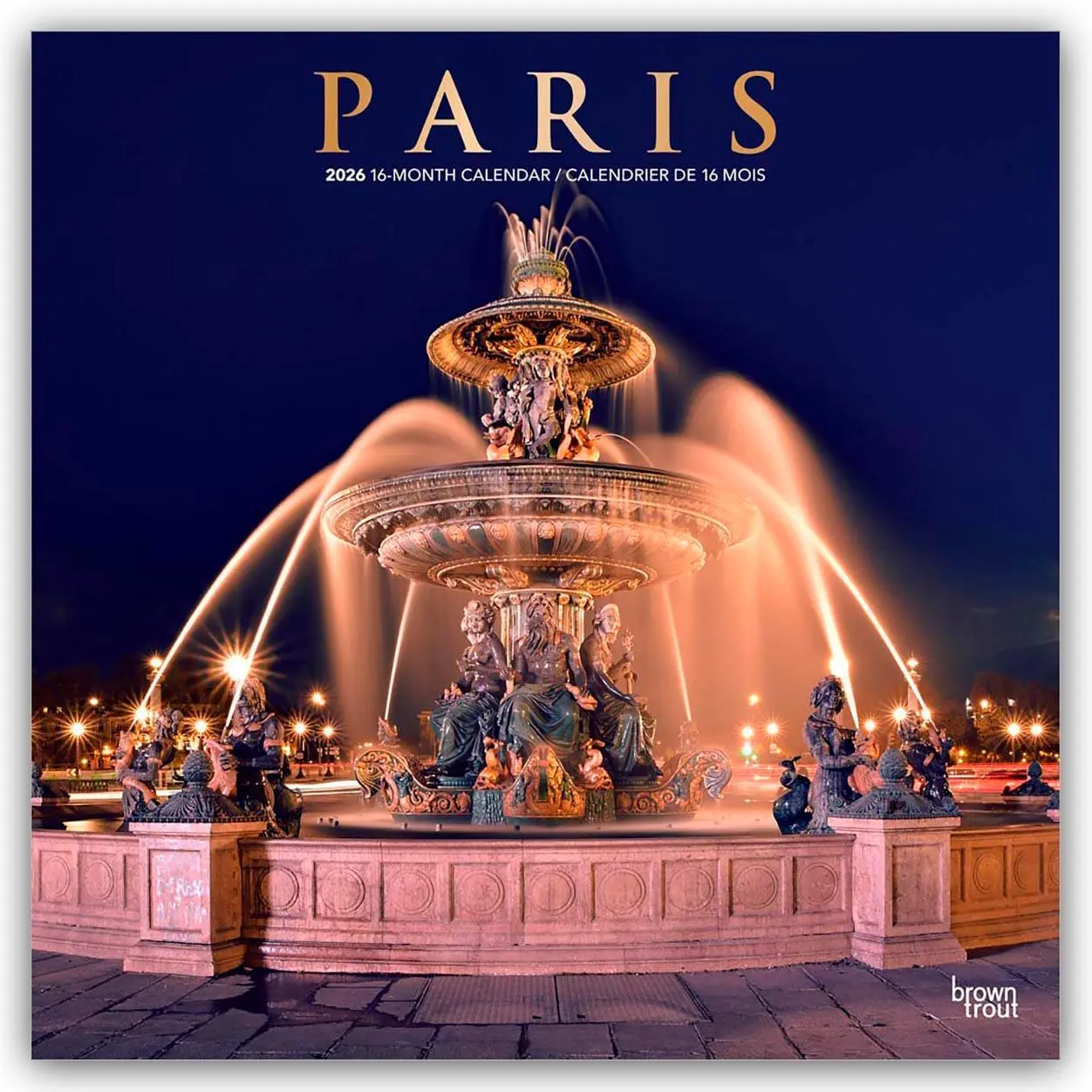 Cover: 9798330705085 | Paris 2026 - 16-Monatskalender | Browntrout Publishers | Kalender