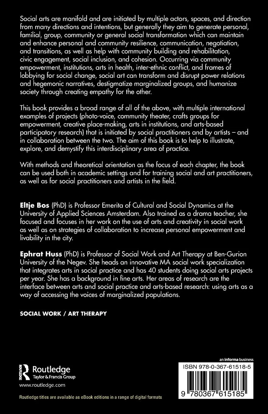 Rückseite: 9780367615185 | Using Art for Social Transformation | Eltje Bos (u. a.) | Taschenbuch