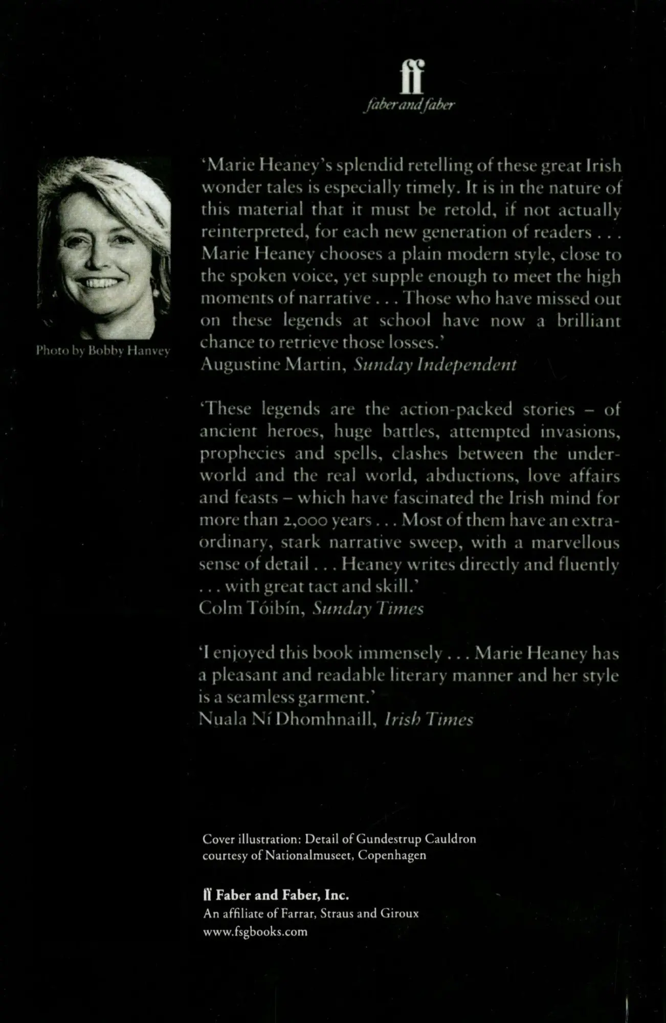 Rückseite: 9780571175185 | Over Nine Waves | A Book of Irish Legends | Marie Heaney | Taschenbuch