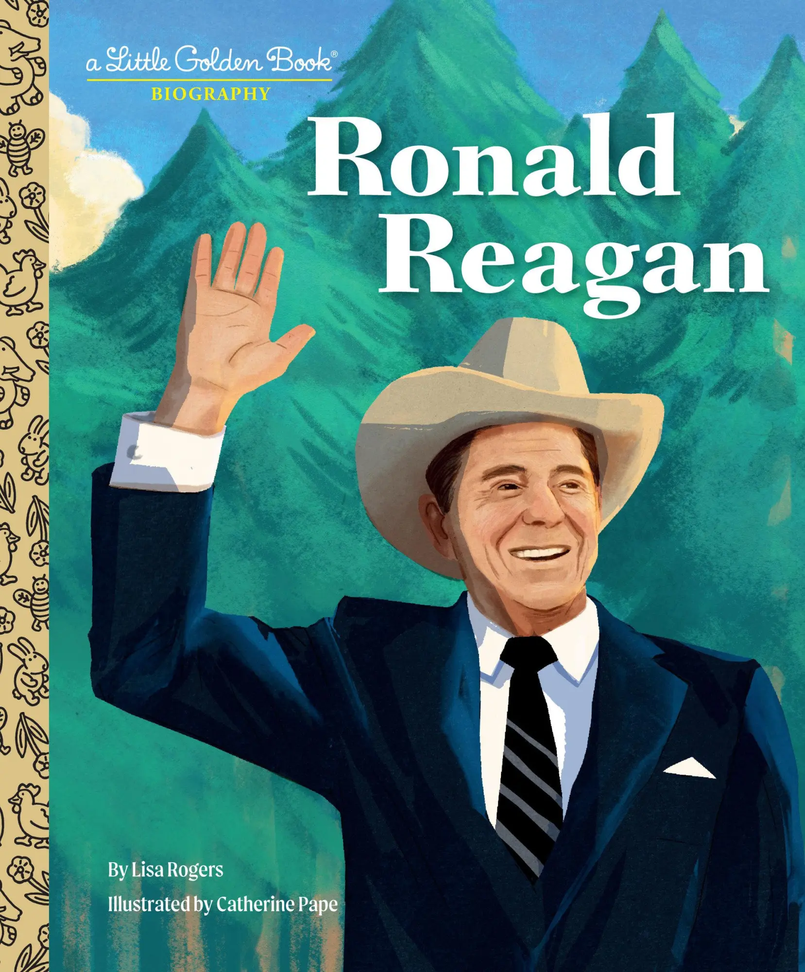 Cover: 9780593645185 | Ronald Reagan: A Little Golden Book Biography | Lisa Jean Rogers