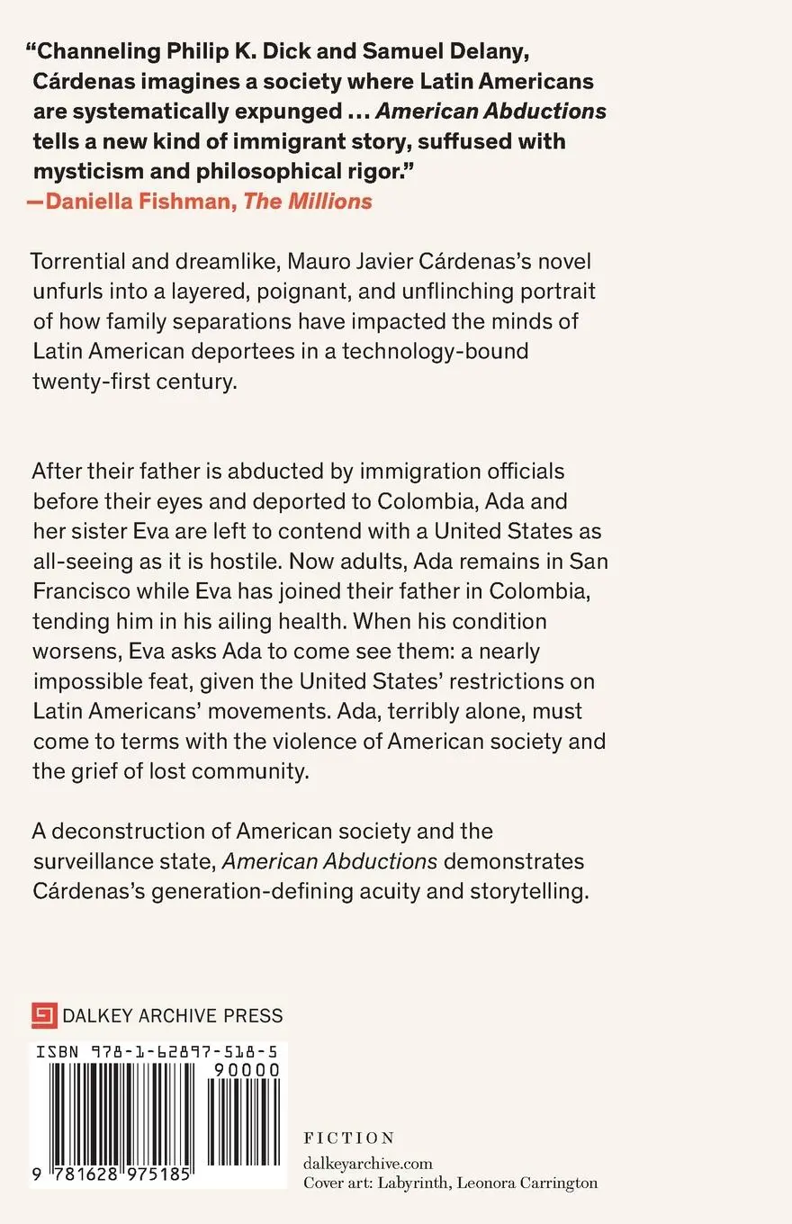 Rückseite: 9781628975185 | American Abductions | Mauro Javier Cardenas | Taschenbuch | Englisch