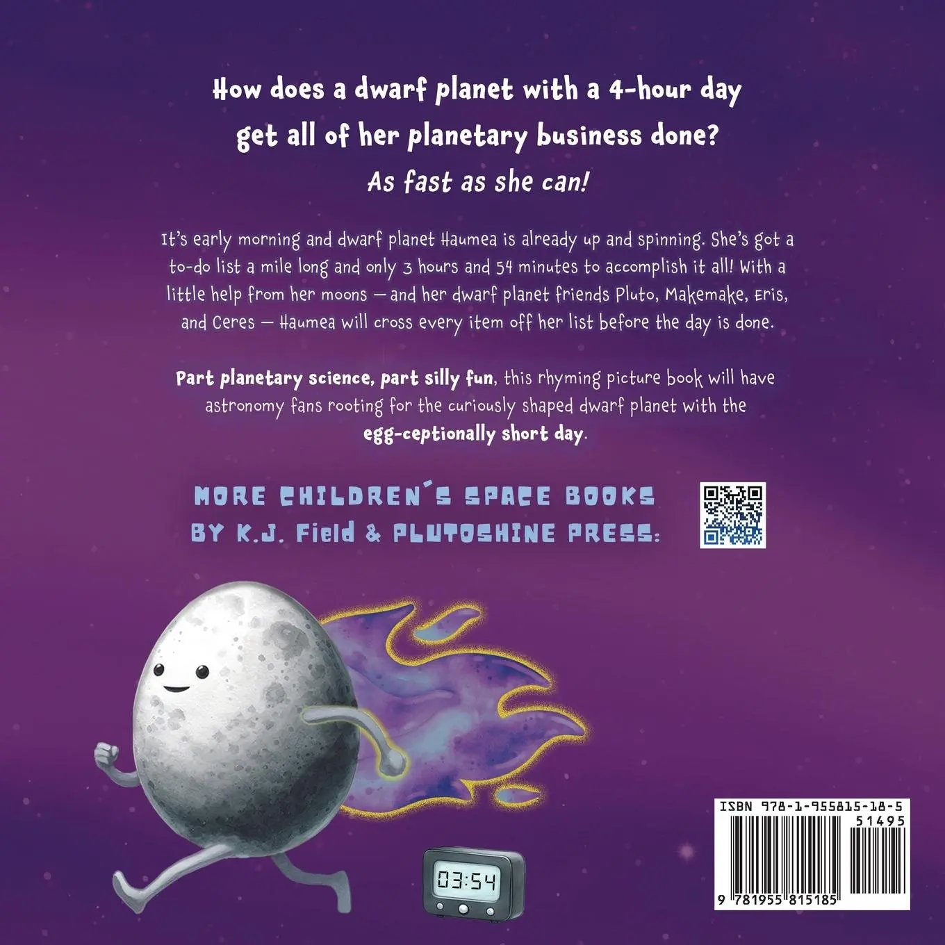 Rückseite: 9781955815185 | Haumea's Big Day | K. J. Field | Taschenbuch | Englisch | 2025