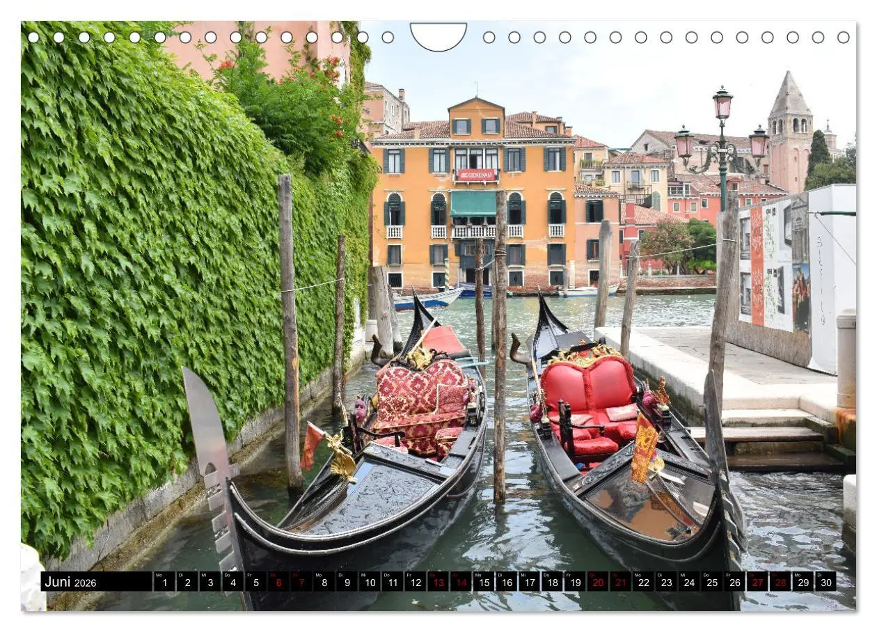 Bild: 9783457645185 | Venedig Impressionen (Wandkalender 2026 DIN A4 quer), CALVENDO...