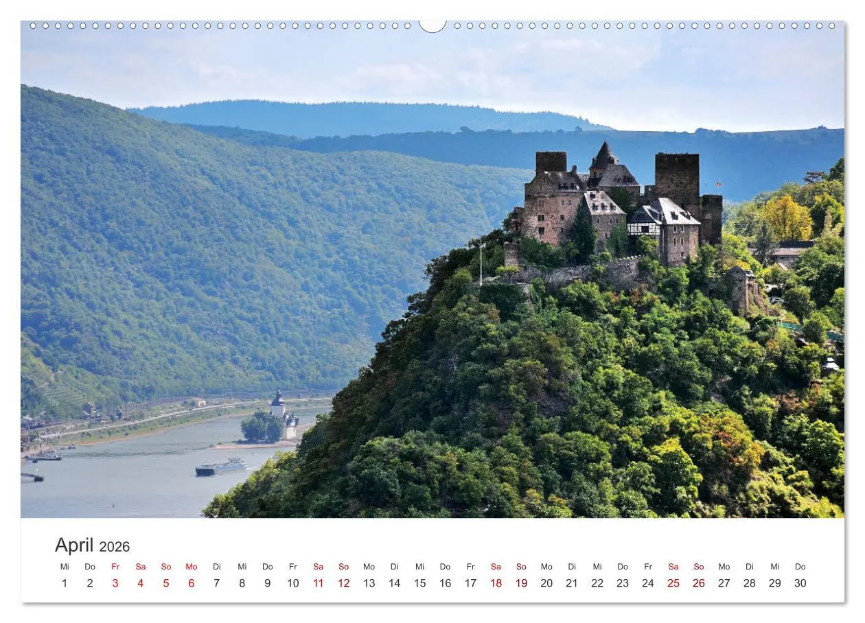 Bild: 9783457885185 | Burgen im Rheintal - Landschaft, Romantik, legend (Wandkalender...