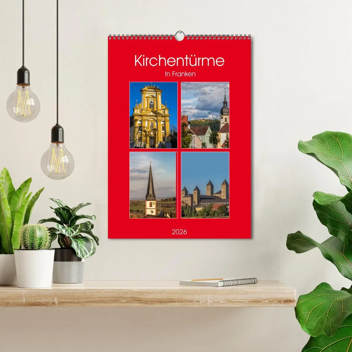Bild: 9783516425185 | Kirchentürme in Franken (Wandkalender 2026 DIN A3 hoch), CALVENDO...