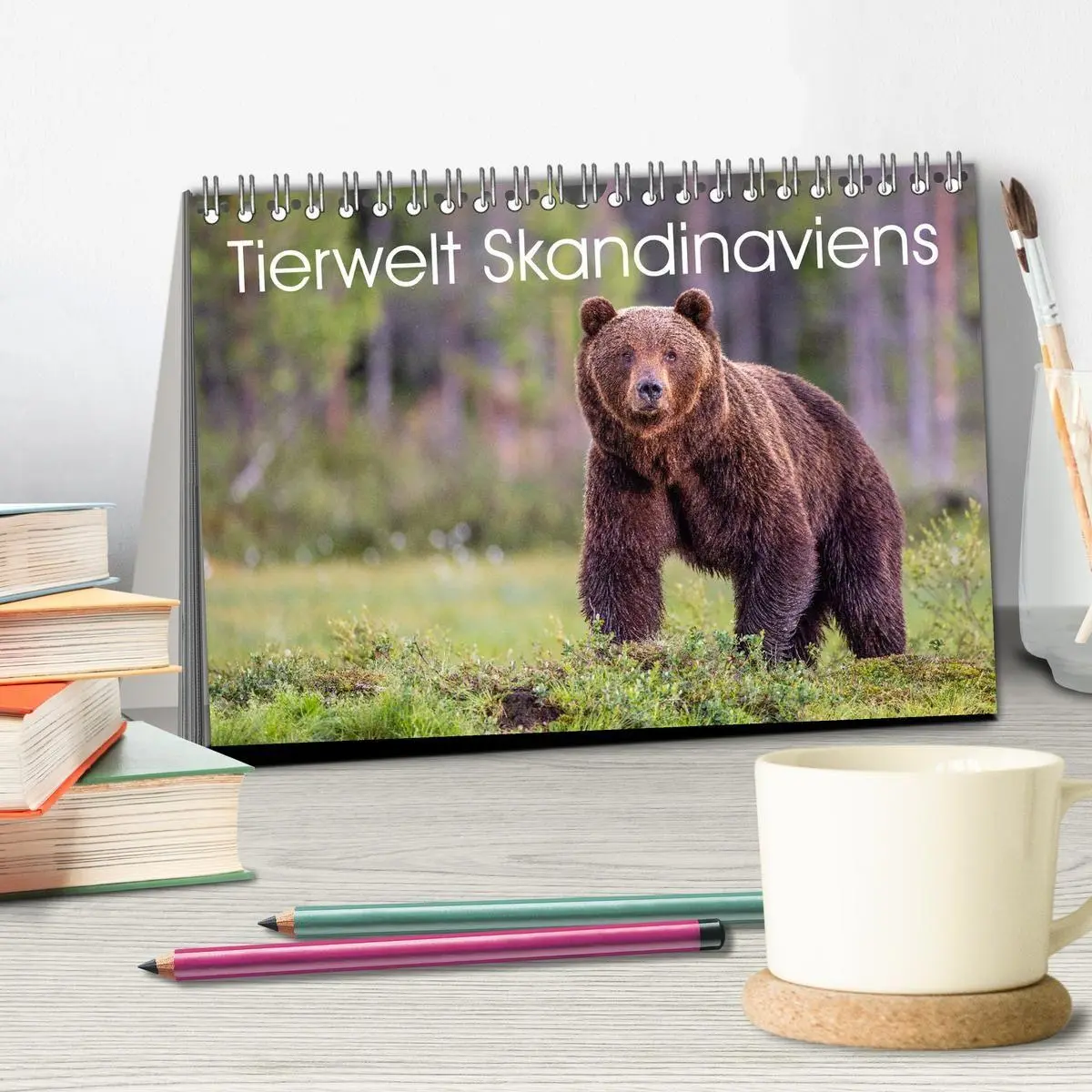 Bild: 9783516665185 | Tierwelt Skandinaviens (Tischkalender 2026 DIN A5 quer), CALVENDO...
