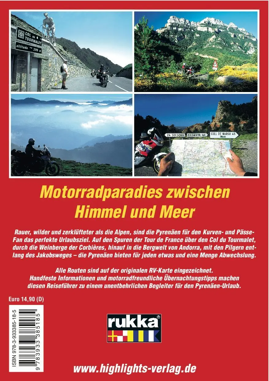 Rückseite: 9783933385185 | Lust auf Pyrenäen | Dirk Schäfer | Taschenbuch | 96 S. | Deutsch