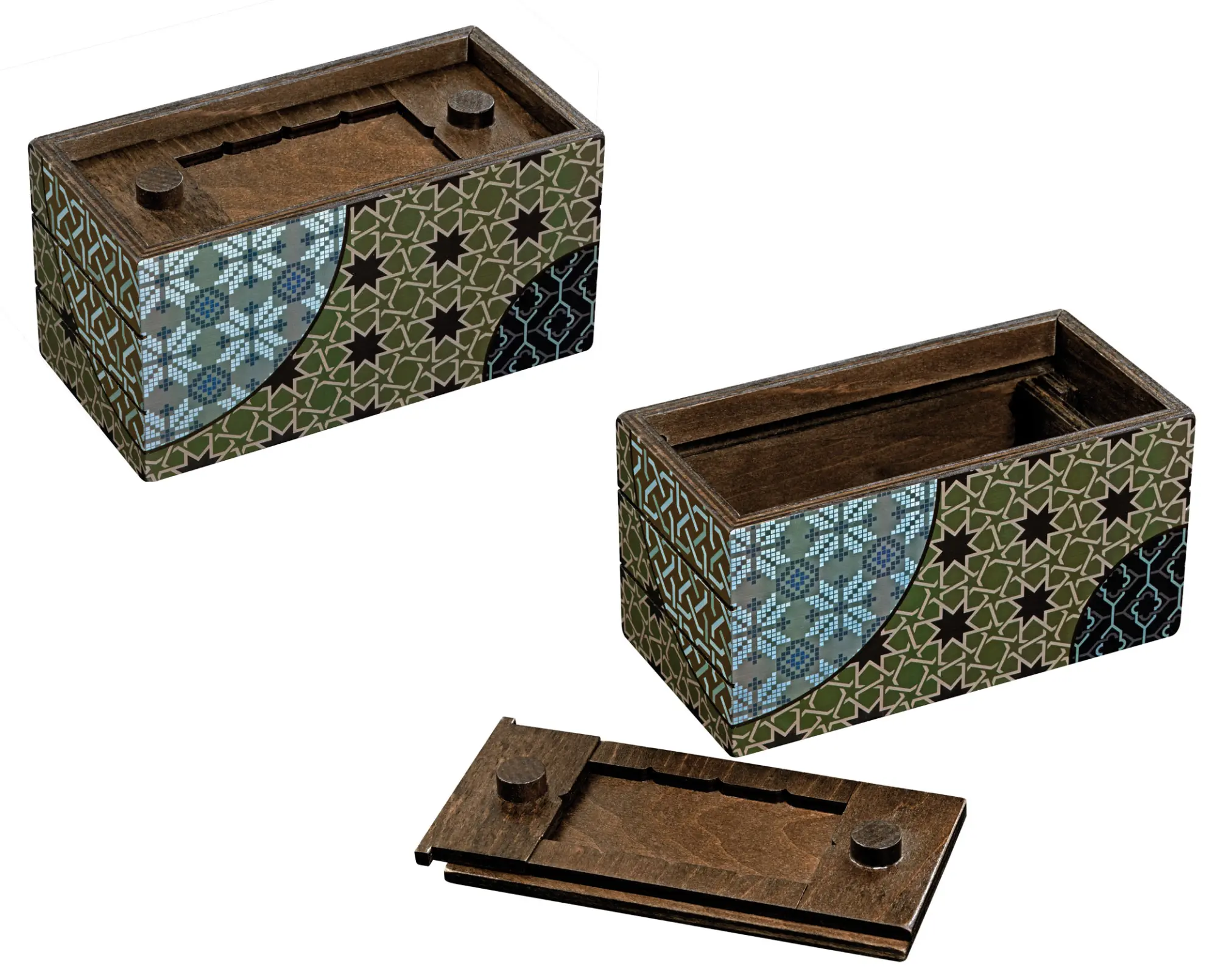 Cover: 4014156055285 | Philos 5528 - Secret Box Summer, Truhe mit Geheimfach, Trickspiel,...