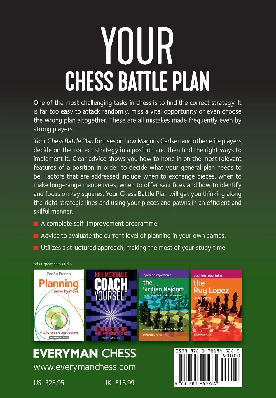 Rückseite: 9781781945285 | Your Chess Battle Plan | Neil Mcdonald | Taschenbuch | Englisch | 2020