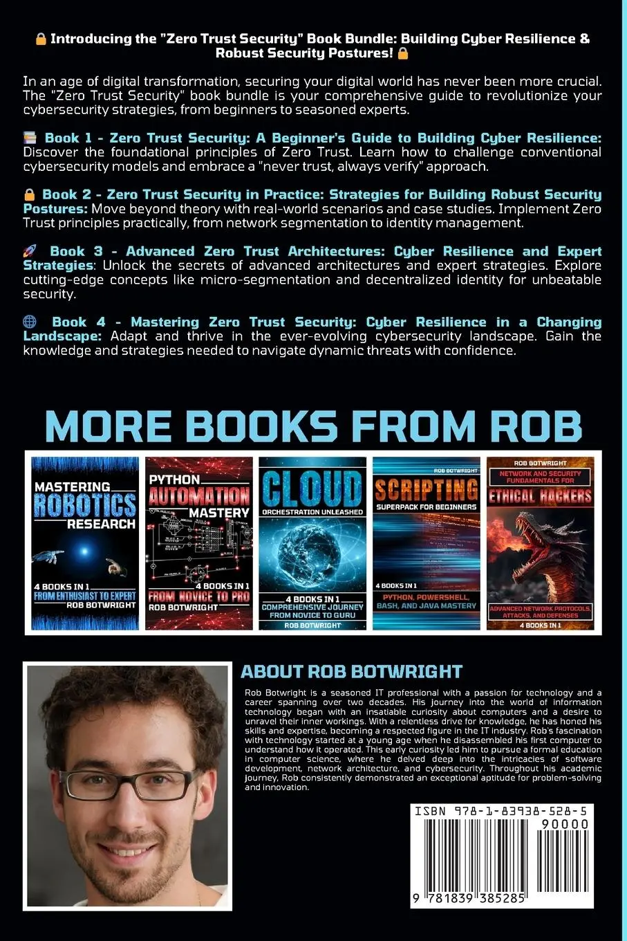 Rückseite: 9781839385285 | Zero Trust Security | Rob Botwright | Taschenbuch | Englisch | 2023
