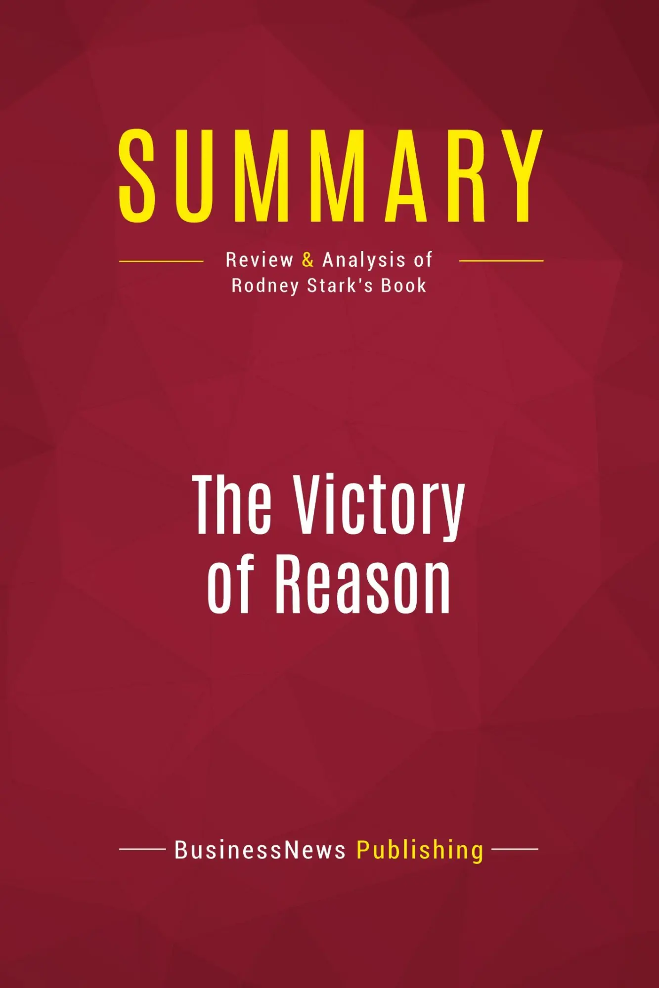 Cover: 9782512005285 | Summary: The Victory of Reason | Businessnews Publishing | Taschenbuch
