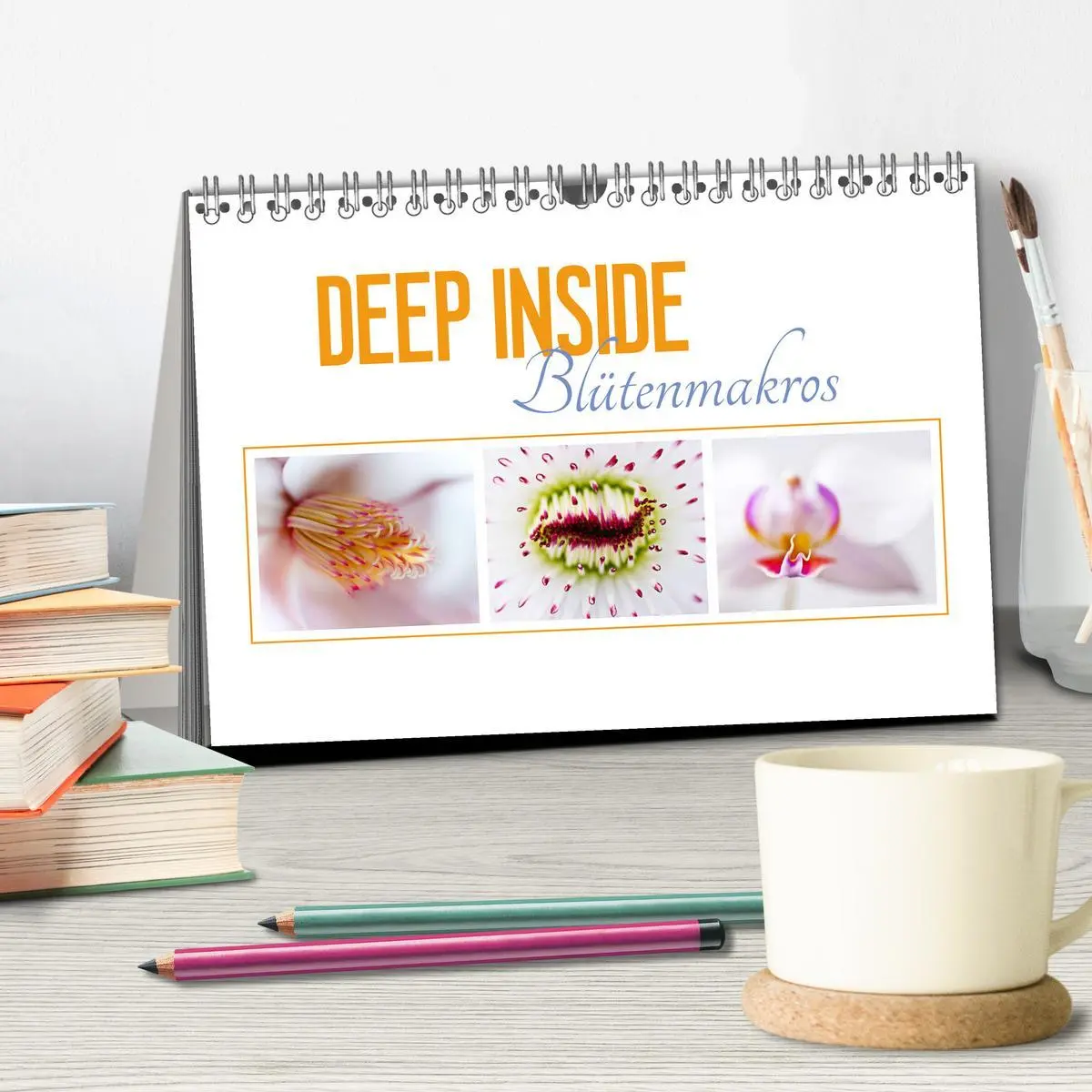 Bild: 9783457635285 | DEEP INSIDE - Blütenmakros (Tischkalender 2026 DIN A5 quer),...