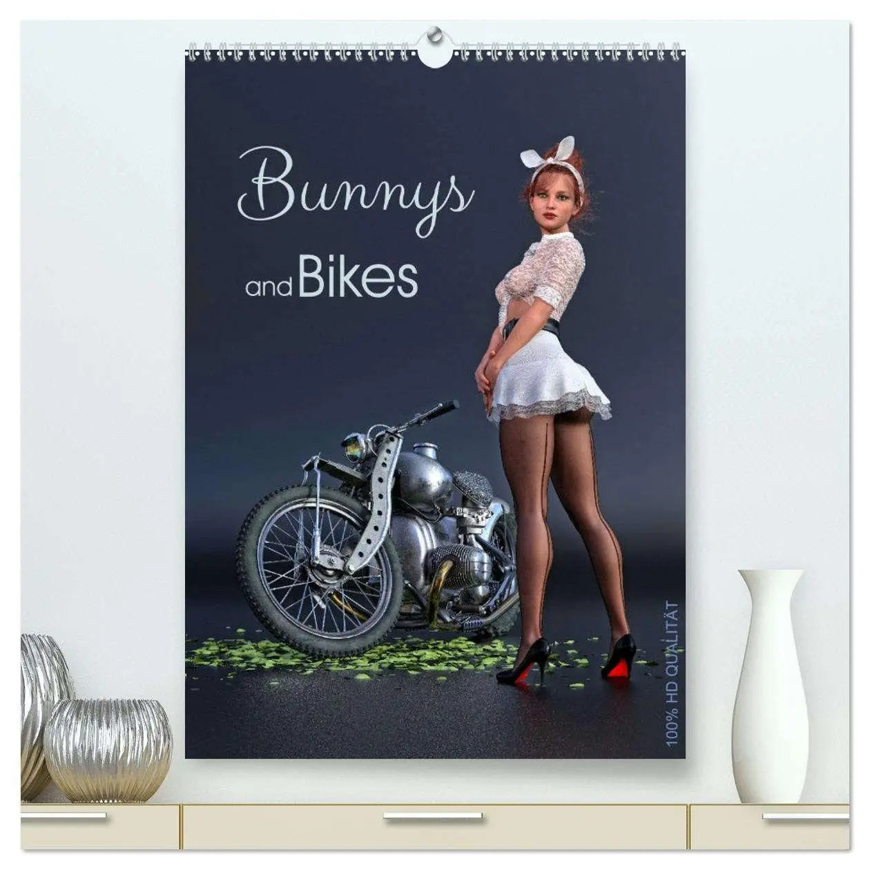 Cover: 9783516345285 | Bunnys and Bikes (hochwertiger Premium Wandkalender 2026 DIN A2...