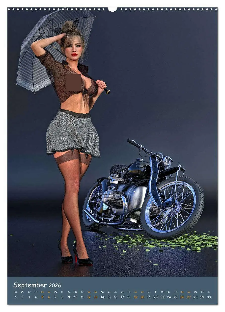 Bild: 9783516345285 | Bunnys and Bikes (hochwertiger Premium Wandkalender 2026 DIN A2...