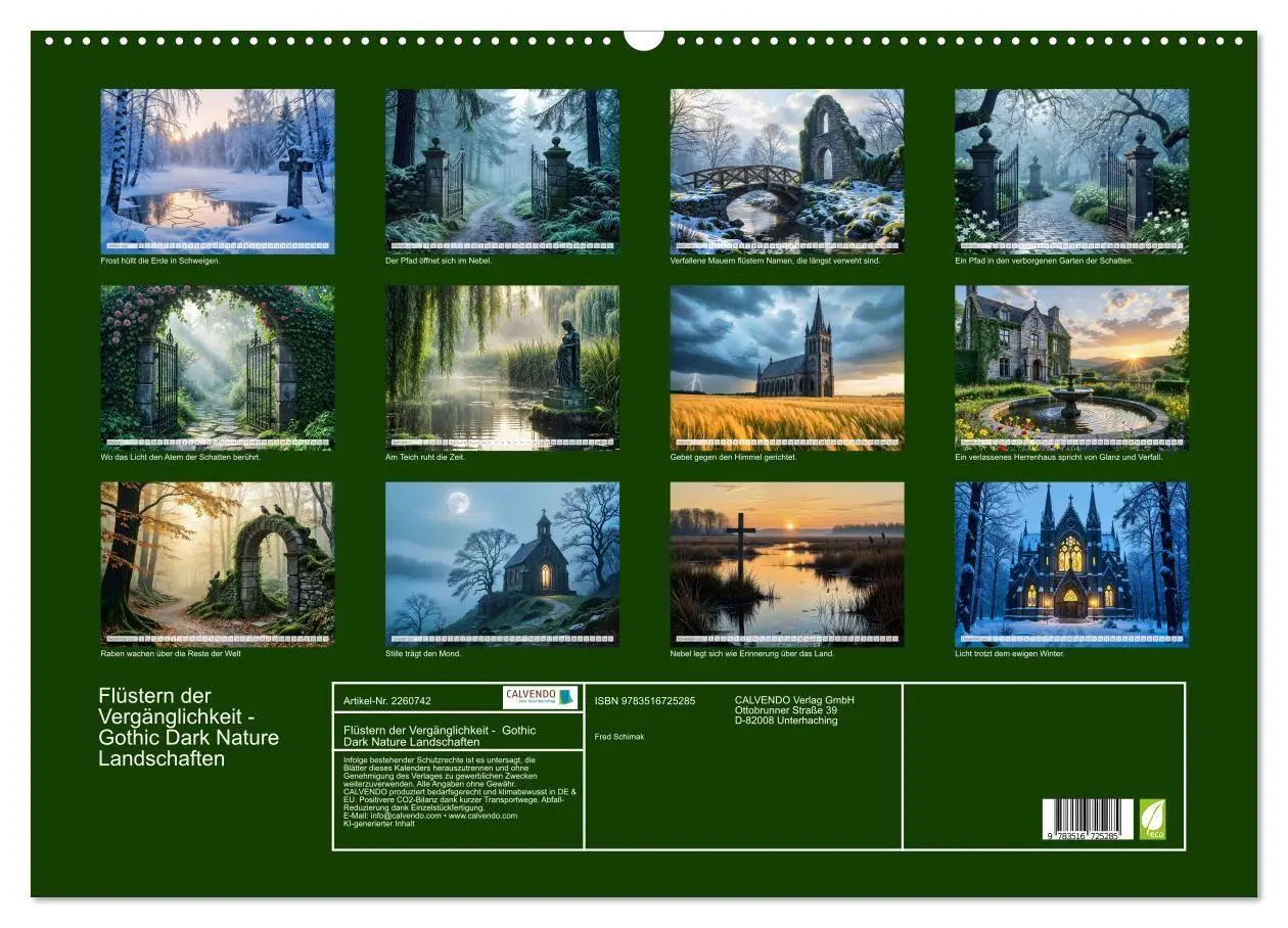 Bild: 9783516725285 | Flüstern der Vergänglichkeit - Gothic Dark Nature Landschaften...