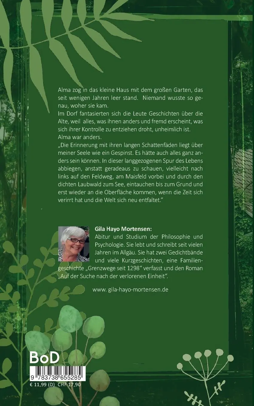 Rückseite: 9783738655285 | Sie sagte sie sei Alma | Lebenspfade | Gila Hayo Mortensen | Buch