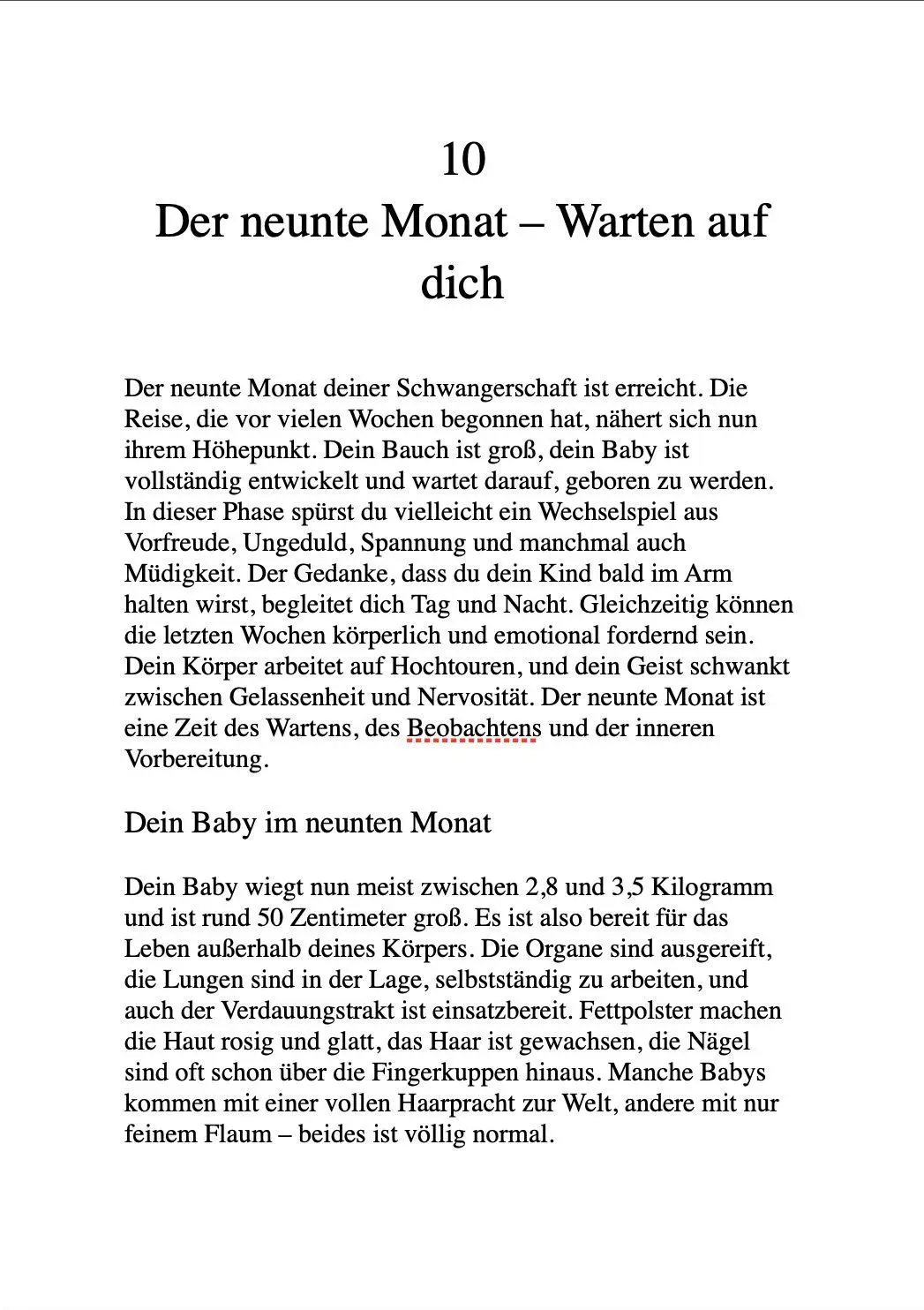 Bild: 9791281365285 | WAS DICH IN DEN NÄCHSTEN 9 MONATEN ERWARTET | Johanna Reuter | Buch