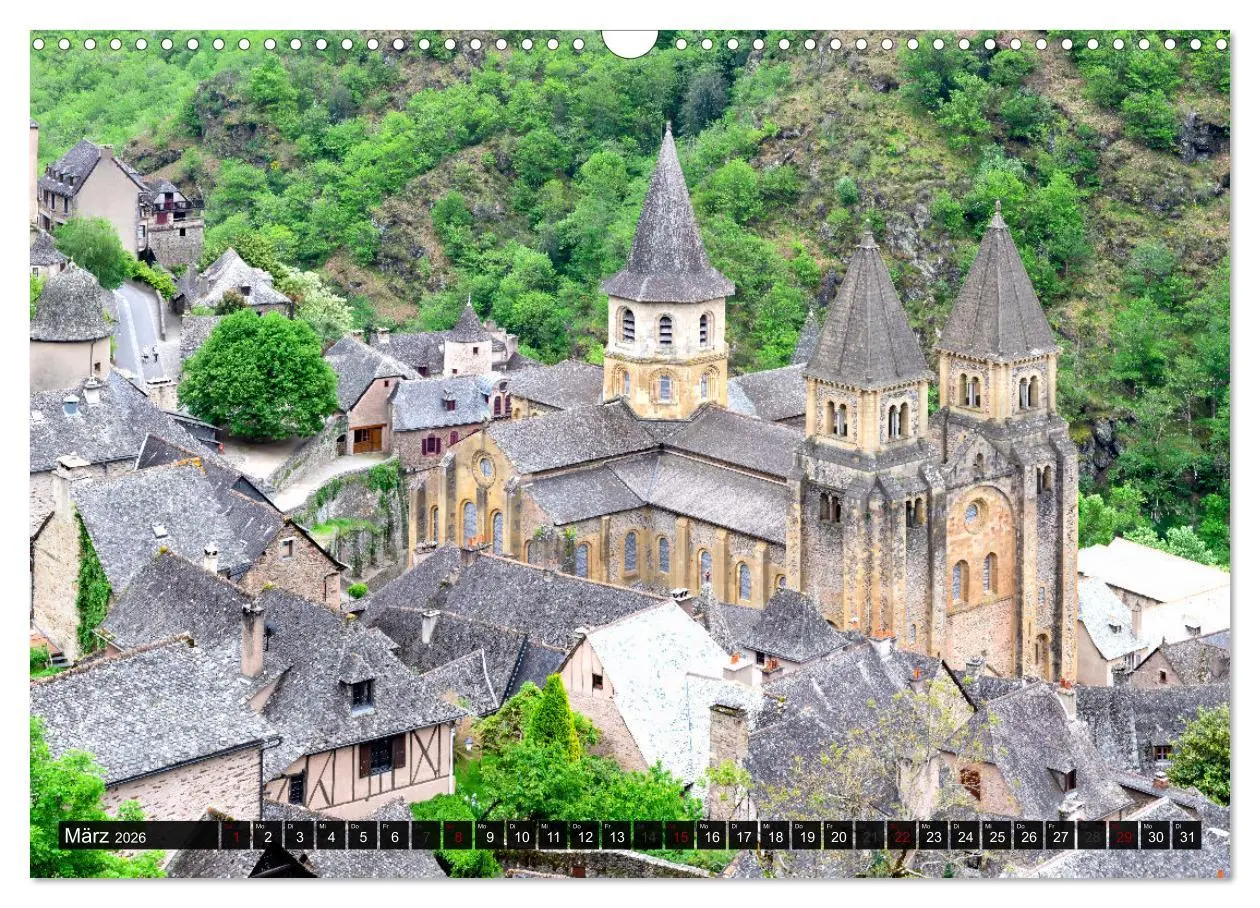 Bild: 9783457485385 | Conques ist eine wichtige Station am französischen Jakobsweg...